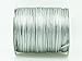 GREY 1mm Bugtail Satin Cord Shamballa Macrame Beading Nylon Kumihimo String (210ft Spool)