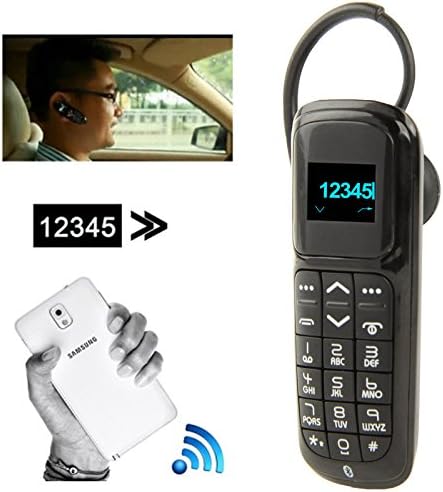 Product Ace (TM) Bluetooth Devices For All Your Talk, Gossip, Chatter, Conversations, & More! Use on the Go in Car, Boat, Plane, Train, or Just Walking or Jogging. (Mini Ear High-light LED Screen Bluetooth Headset Dialer)