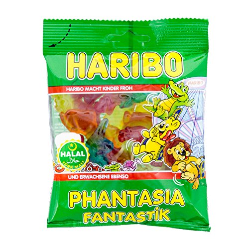 Haribo Phantasia / Fantastik, Helal / Halal, Gummibärchen, Weingummi, Fruchtgummi, 100g