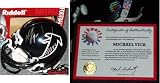 Michael Vick Signed Falcons Riddell Mini Helmet