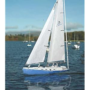 Megatech - MTC6921 - Nirvana II Remote Radio Control Sail Boat - Red - 32 Inch by 