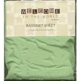 Welcome to the World Baby Bassinet Sheet Lime... by Springs Global