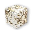 Gold Toile - One Piece Gift Boxes (2" x 2" x 2")