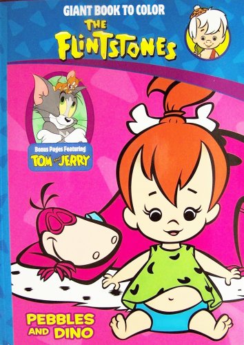 Childrens Toyshop  Toys : The Flintstones: Pebbles and Dino (Giant Book to Color)