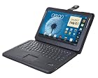 TPC Tech TouchPad Mouse Bluetooth Keyboard Folio Case For Samsung Galaxy Note 10.1 N8000 N8010 N8013