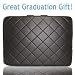 TOT-NYC Soho Flat Black Laptop Sleeve for 13.3 laptop | Eligible for FREE Super Saver Shipping! | Great Graduation Gift