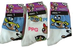 Powerpuff Girls socks (3 Pairs Set)