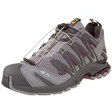 Salomon Women's XA Pro 3D Ultra Trail Running Shoe,Aluminum/Detroit/Purple Iris,11 M US