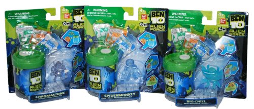 Ben 10 Planetary Powder Bundle of 3 Aliens Big Chill Spidermonkey Chromastone 51BnGfdYXBL Ben 10 Planetary Powder Bundle of 3 Aliens Big Chill Spidermonkey Chromastone