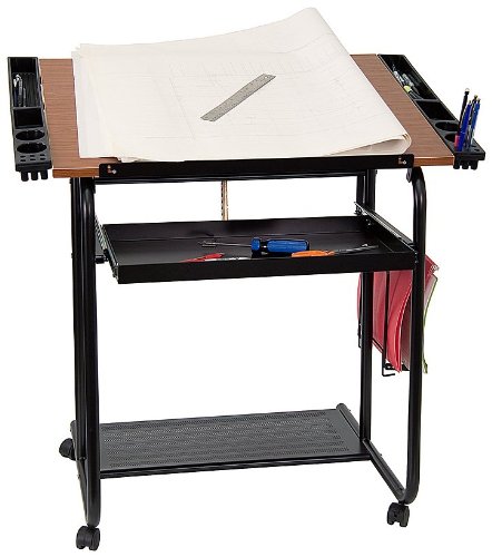 Adjustable Mobile Drawing and Drafting Table - NAN-JN-2739-GG