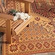 Reversible Indoor Outdoor Rug (Gaiam All Weather Rustic Gold Rug 9' L x 6' W)