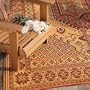 Gaiam Turkish Pattern Reversible All-Weather Floor Mat, 6x9, Rust