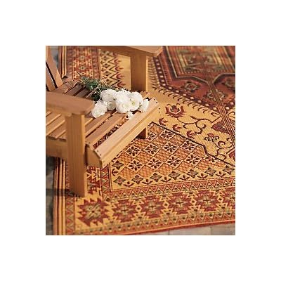 Turkish Pattern Reversible All-Weather Floor Rug Turkish Pattern Reversible All-Weather Floor Rug