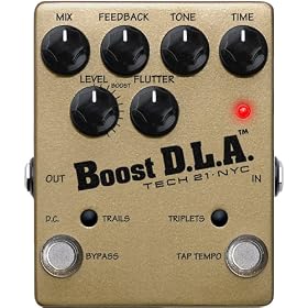 Tech21 Boost D.L.A. with Tap Tempo Analog Delay Emulator