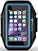 iPhone 5 5S 5C SE Armband: Stalion Sports Running & Exercise Gym Sportband (Cyan Blue) Water Resistant + Sweat Proof + Key Holder