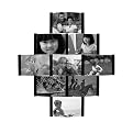 Aero 9-Opening Photo Frame - Black (4x6")