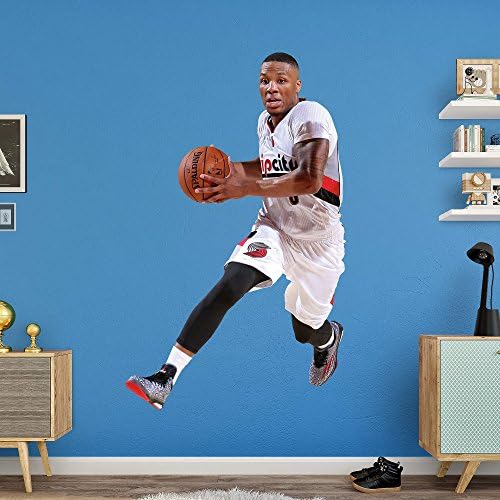 Fathead NBA Portland Trail Blazers Damian Lillard - No. 0