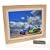 12" Light Wood Digital Photo Frame & FREE 1GB SD Card