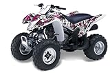 AMR Racing Suzuki LTZ 250 2004-2011 ATV Quad Graphic Kit - North Star: White, Pink