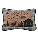 Bear Lodge Word Pillow