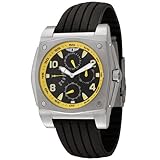 I By Invicta Men's 41698-002 Stainless Steel and Black Rubber Watch