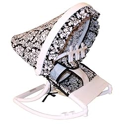 Hoohobbers Rocking Infant Seat, Versailles Black