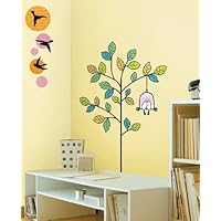 Reusable Easy Wall Applique Stickers - Love Birds in a Tree