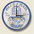 Blue Crab Bar and Grill Wall Clock
