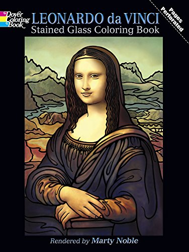 Leonardo da Vinci Stained Glass Coloring Book (Dover Stained Glass Coloring Book)