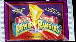 Mighty Morphin Power Rangers Trading Card Pack - 7 cards per pack