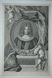 Produkt-Bild: Portr&auml;t. Brustportr&auml;t von vorn in Oval, unten mit Schriftsockel, rechts unten weinender Knabe, links oben putto mit Fl&uuml;geln, einen Vorand &ouml;ffnend. Kupferstich, gezeichnet und gestochen von Bernhard Vogel.