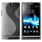 mumbi TPU Silikon Schutzh�lle f�r Sony Xperia S transparent wei�von "mumbi"