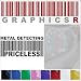 Sticker Decal Graphic - Barcode UPC Priceless Metal Detecting Detector Prospecting A720