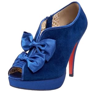 Would you wear these under your dress as ur something blue? :  wedding 51BnqbKqHxL. AA300  Poetic Licence Women's Glitz And Glam Peep Toe Pump 