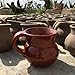 Ancient Cookware, Mexican Clay Jarrito Mug, 10 Ounces