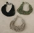 30 Strand Beaded Bracelet - 3 Colors