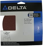 Delta 31-468 6-Inch 100 Grit Sanding Disc (2-Pack)