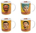 Ethos Carry On Soundbite Mug, Set of 4, Assorted Designs