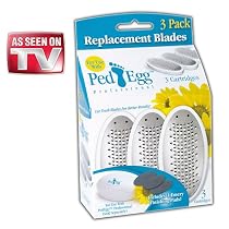 PedEgg Replacement Blades with Emery Pads