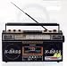 AM/FM/SW1-SW2 4 Band Radio Cassette Recorder with USB/SD/MP3 Player