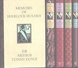 Sir Arthur Conan Doyle 5 Book Set "His Last Bow", "The Hound of the Baskervilles", "Memoirs of Sherlock Holmes", "A Study in Scarlet" and "The Valley of Fear"