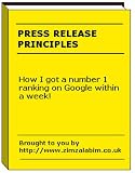 Press Release Principles - A Step-By-Step Case Study Of How He Gained A #1 Ranking On Google For A New Web Site! Mission-Surf