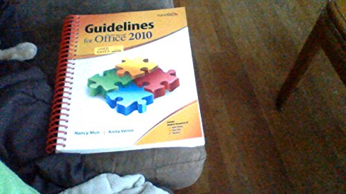 Guidelines for Microsoft Office 2010 (Guidelines Series)