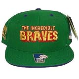 MLB ATLANTA BRAVES FLAT BILL HULK HAT CAP FITTED 7 1/2