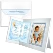 "Blessings on Your Dedication" Personalized Baby Blessing, Christening Picture Frame Gift - Boy
