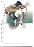 Alex Rodriguez 2001 SP Game Used Edition Authentic Fabric Jersey Card #ARM Seattle Mariners