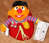 Sesame Street Ernie Christmas Bag Motion-ettes Plush
