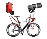 5 LED Waterproof Bike Bicycle Head Light Front Rear Tire Tail Safety