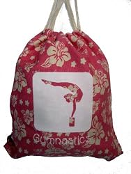 Gymnastics Tote Bag Backpack in Pink