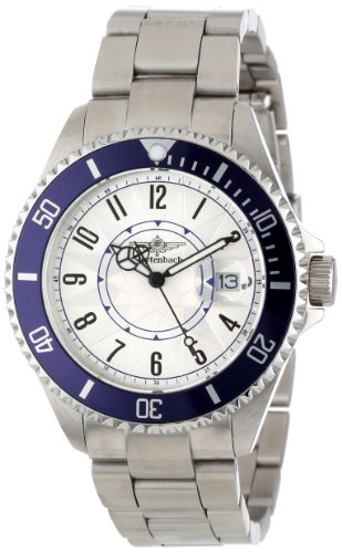 Breytenbach BB2810BL - Reloj analógico unisex, correa de acero inoxidable color plateado